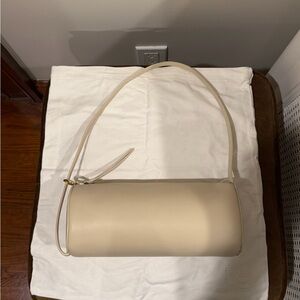 Reformation Simona Cylinder Bag in Cream Puff NWOT